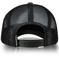 Hats|Hats & Gloves<Wolverine 1883 Leather Patch Trucker Cap Black Olive