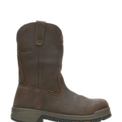 Waterproof|Work Boots<Wolverine Cabor EPX® Waterproof Composite Toe Wellington Dark Brown