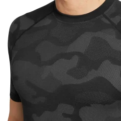 T-Shirts|Baselayers & Underwear<Wolverine Camo Mesh Crew Neck Undershirt Black