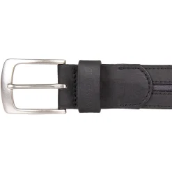 Belts|Belts & Bags<Wolverine Canvas & Leather Belt Black