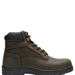 Waterproof|Work Boots<Wolverine Carlsbad Waterproof 6" Steel-Toe Work Boot Brown