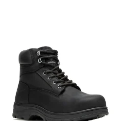 Waterproof|Work Boots<Wolverine Carlsbad Waterproof 6" Steel-Toe Work Boot Black