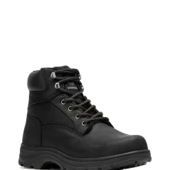 Waterproof|Soft Toe<Wolverine Carlsbad Waterproof 6" Work Boot Black