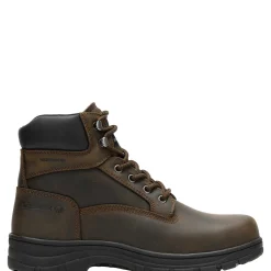 Waterproof|Soft Toe<Wolverine Carlsbad Waterproof 6" Work Boot Brown