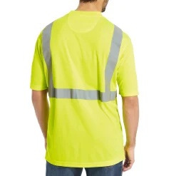 Work Shirts|T-Shirts<Wolverine Caution Short Sleeve Tee - Packaged Hi Vis Green