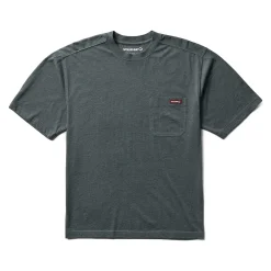 Work Shirts|T-Shirts<Wolverine Classic Short Sleeve Pocket Tee Charcoal Heather