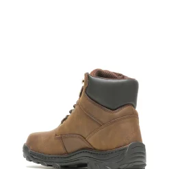 Waterproof|Soft Toe<Wolverine Durbin Waterproof 6" Work Boot Brown