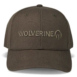 Hats|Hats & Gloves<Wolverine Embroidered 6-Panel Logo Cap Black Olive