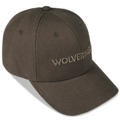 Hats|Hats & Gloves<Wolverine Embroidered 6-Panel Logo Cap Black Olive