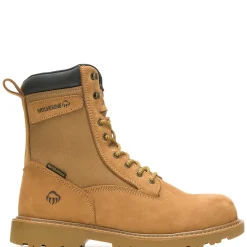 Waterproof|Soft Toe<Wolverine Floorhand Insulated 8" Work Boot Wheat