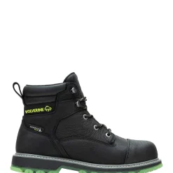 Waterproof|Work Boots<Wolverine Floorhand LX Cap-Toe Steel-Toe 6" Work Boot Black