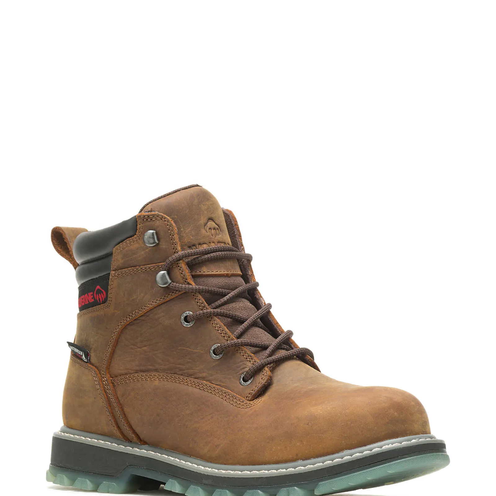 Waterproof|Soft Toe<Wolverine Floorhand LX 6" Work Boot Sudan Brown