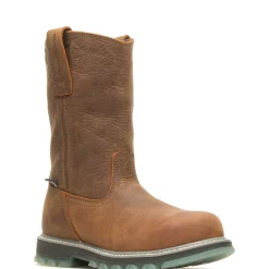 Waterproof|Soft Toe<Wolverine Floorhand LX Wellington Work Boot Sudan Brown