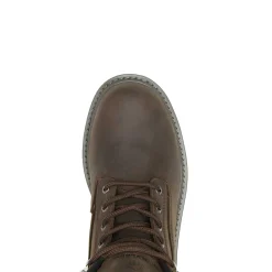 Waterproof|Safety Toe<Wolverine Floorhand Met-Guard 6" Steel-Toe Work Boot Dark Brown