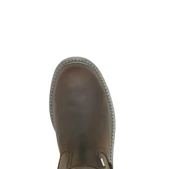 Waterproof|Work Boots<Wolverine Floorhand Met-Guard Steel-Toe Wellington Work Boot Dark Brown