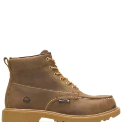 Waterproof|Work Boots<Wolverine Floorhand Moc-Toe 6" Steel-Toe Work Boot Tan