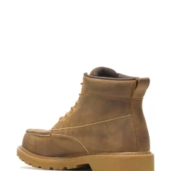 Waterproof|Work Boots<Wolverine Floorhand Moc-Toe 6" Steel-Toe Work Boot Tan