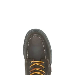 Waterproof|Work Boots<Wolverine Floorhand Moc-Toe 6" Steel-Toe Work Boot Dark Brown