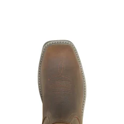 Waterproof|Soft Toe<Wolverine Floorhand Square-Toe Wellington Work Boot Dark Brown