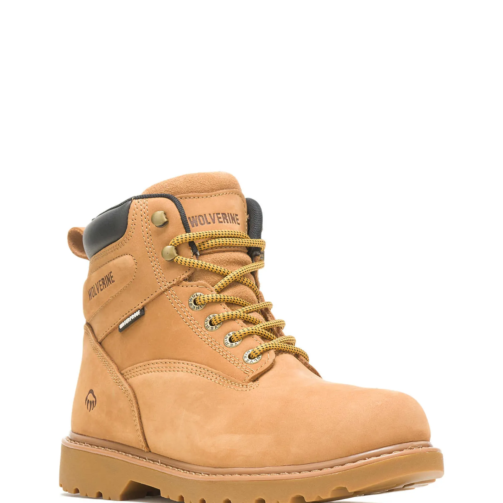 Waterproof|Soft Toe<Wolverine Floorhand Waterproof 6" Work Boot Wheat