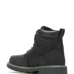 Waterproof|Safety Toe<Wolverine Floorhand Waterproof Steel-Toe 6" Work Boot Black
