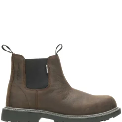 Waterproof|Soft Toe<Wolverine Floorhand Work Romeo Dark Brown