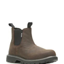Waterproof|Soft Toe<Wolverine Floorhand Work Romeo Dark Brown
