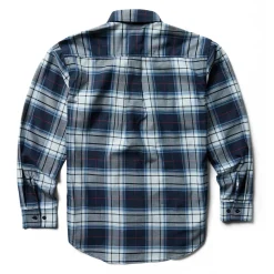 Work Shirts|Safety Gear<Wolverine FR Plaid Long Sleeve Twill Shirt Navy Plaid