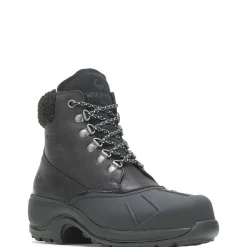 Rain & Snow|Waterproof<Wolverine Frost Insulated Boot Black Leather