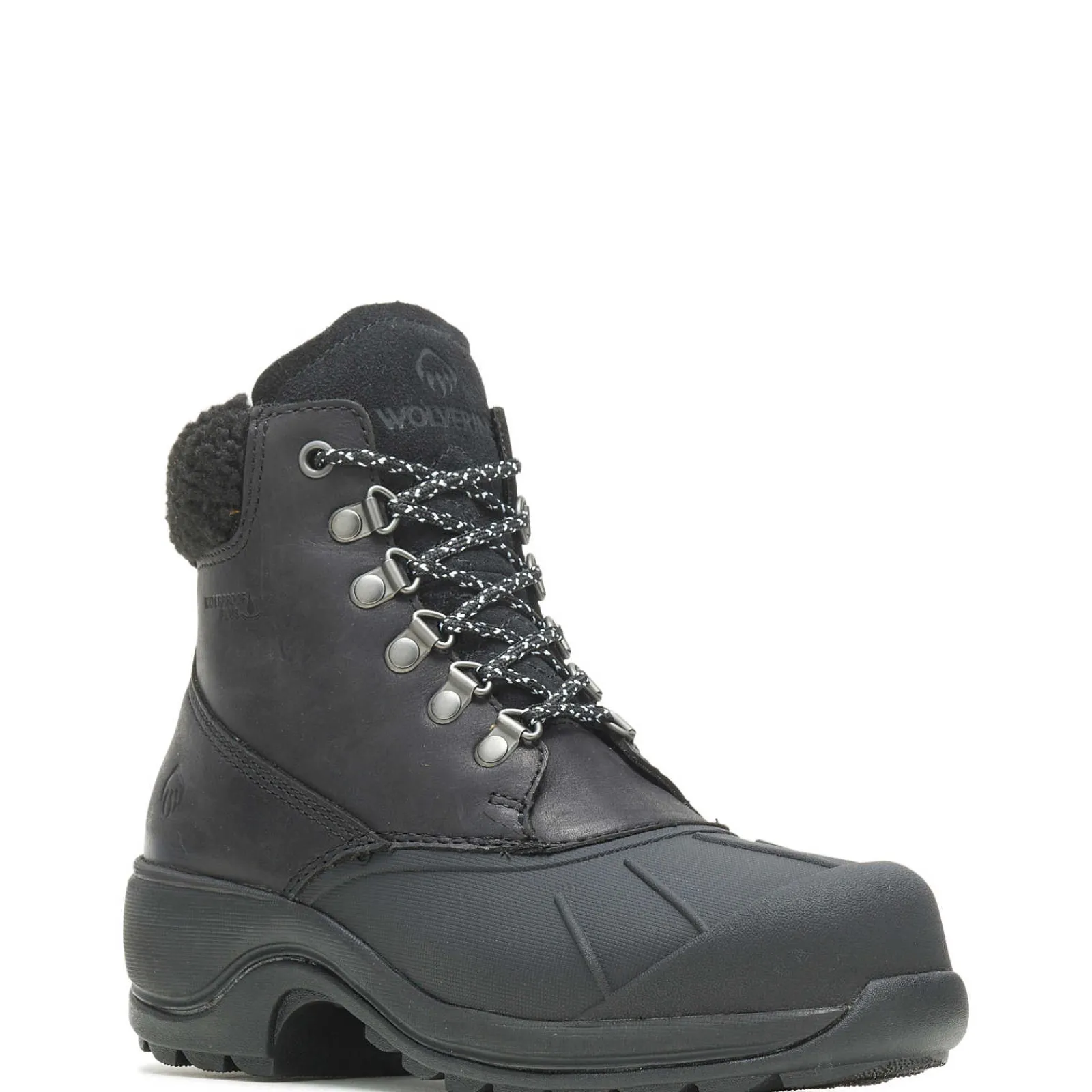 Rain & Snow|Waterproof<Wolverine Frost Insulated Boot Black Leather