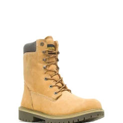 Waterproof|Soft Toe<Wolverine Waterproof Insulated 8" Work Boot Gold