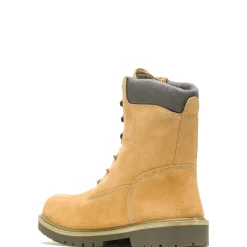 Waterproof|Soft Toe<Wolverine Waterproof Insulated 8" Work Boot Gold