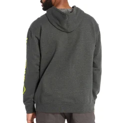 Hoodies & Pullovers|Best Sellers<Wolverine Graphic Hoody- Sleeve Logo Onyx Heather