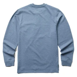 Work Shirts|T-Shirts<Wolverine Guardian Cotton&trade; Long Sleeve Henley Blue Heather