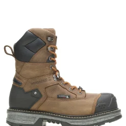 Ultraspring|Safety Toe<Wolverine Hellcat UltraSpring&trade; Heavy Duty 8" CarbonMAX&reg; Work Boot Brown