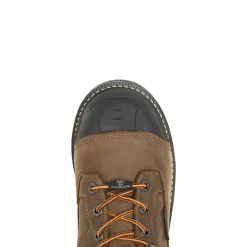 Ultraspring|Safety Toe<Wolverine Hellcat UltraSpring&trade; Heavy Duty 8" CarbonMAX&reg; Work Boot Brown