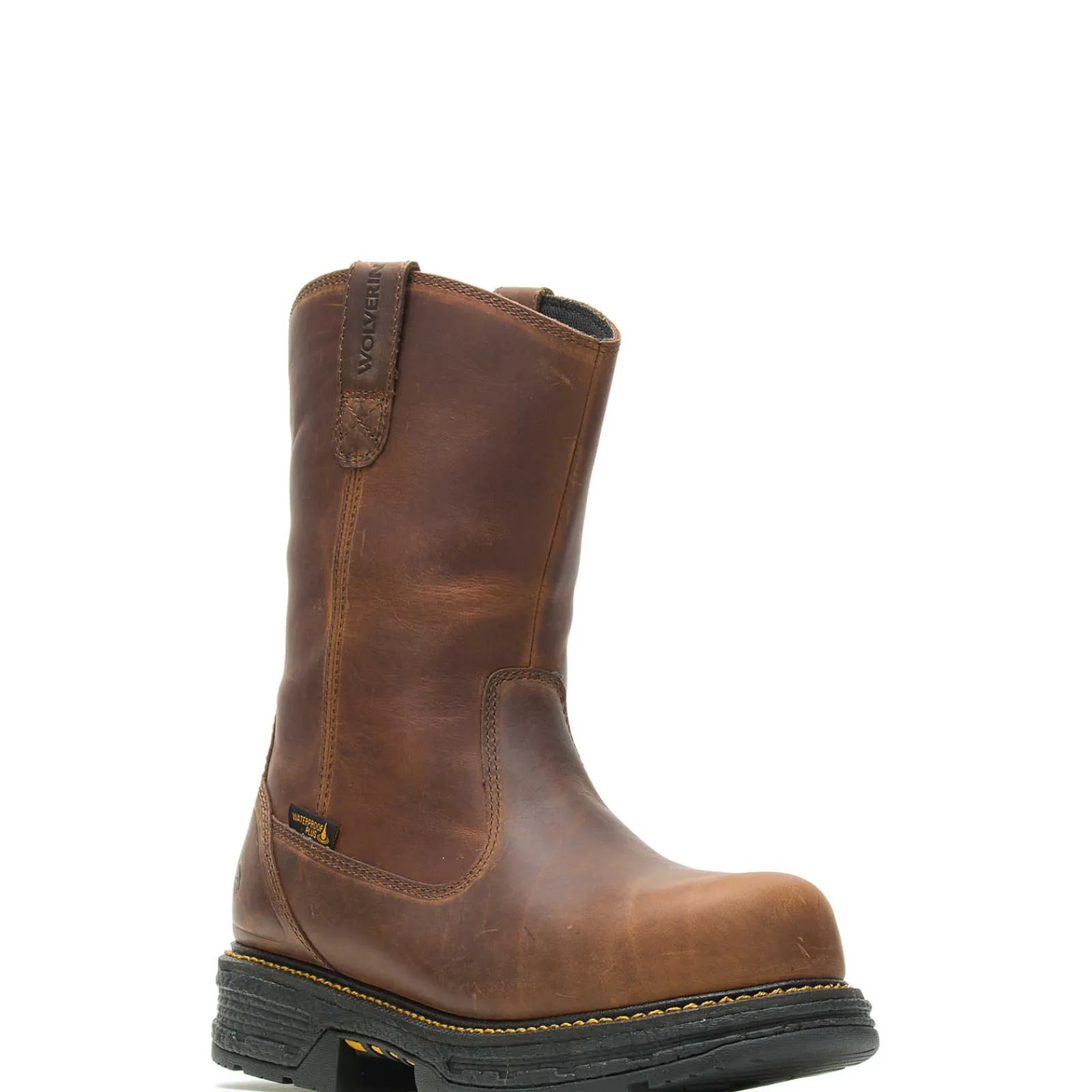 Ultraspring|Waterproof<Wolverine Hellcat UltraSpring™ CarbonMAX® Wellington Tobacco