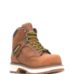 Safety Toe|Work Boots<Wolverine Hellcat UltraSpring&trade; CarbonMAX&reg; 6" Work Boot Brown