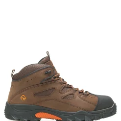 Work Boots|Safety Toe<Wolverine Hudson Steel-Toe Work Boot Dark Brown/Black