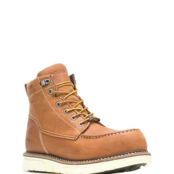 Waterproof|Work Boots<Wolverine I-90 DuraShocks&reg; Moc-Toe CarbonMAX&reg; 6" Work Boot Tan