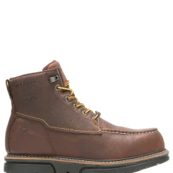 Waterproof|DuraShocks<Wolverine I-90 DuraShocks® Moc-Toe CarbonMAX® 6" Work Boot Brown