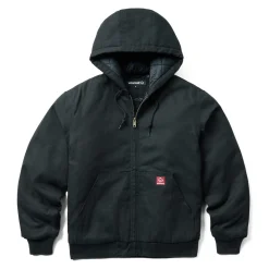 Jackets|Outerwear<Wolverine Jaxon Hooded Jacket (Big & Tall) Black
