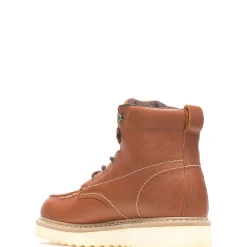 Work Boots|Safety Toe<Wolverine Moc-Toe Steel-Toe EH 6" Work Boot Tan