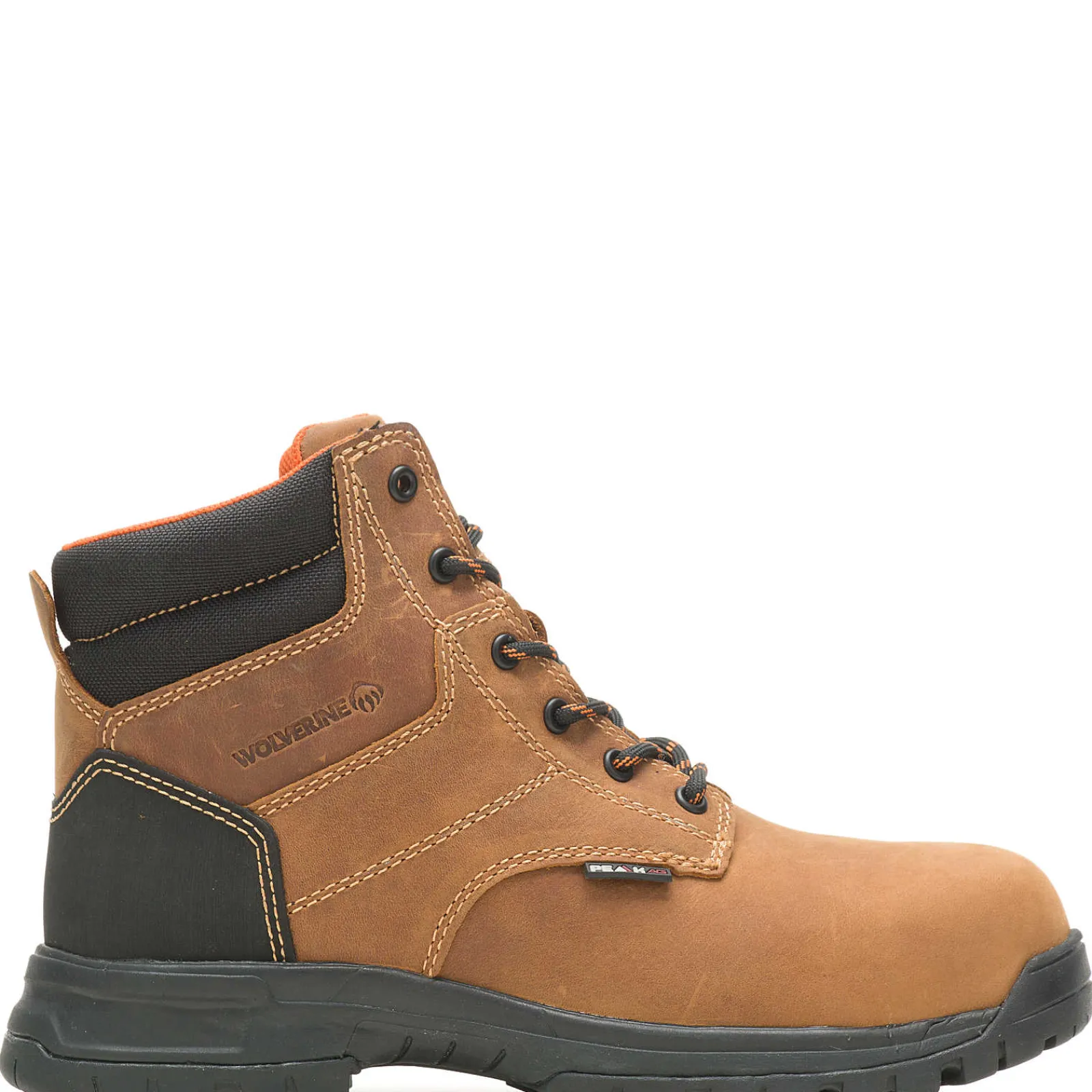 Safety Toe|Work Boots<Wolverine Piper 6" Composite-Toe Work Boot Brown