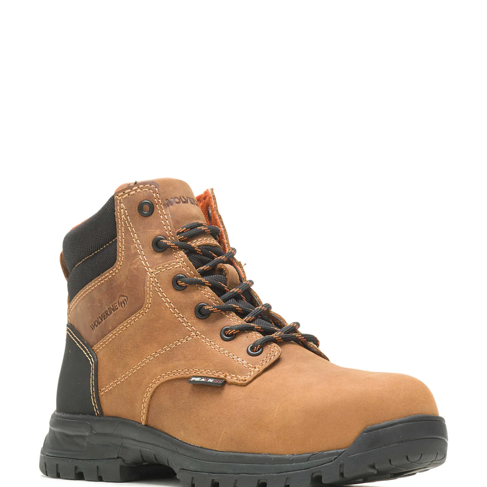Safety Toe|Work Boots<Wolverine Piper 6" Composite-Toe Work Boot Brown