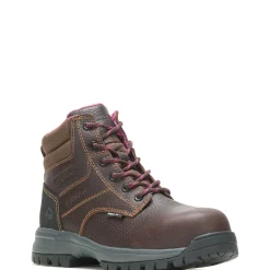 Safety Toe|Work Boots<Wolverine Piper Waterproof Composite-Toe 6" Work Boot Brown
