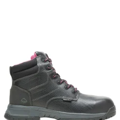 Safety Toe|Work Boots<Wolverine Piper Waterproof Composite-Toe 6" Work Boot Black