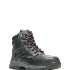Safety Toe|Work Boots<Wolverine Piper Waterproof Composite-Toe 6" Work Boot Black