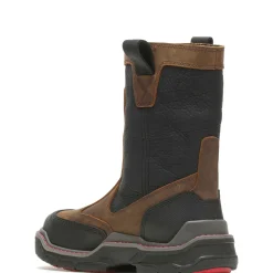 Waterproof|Soft Toe<Wolverine Raider DuraShocks® Heavy Duty CarbonMAX® Work Wellington Brown