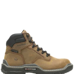 Waterproof|Work Boots<Wolverine Raider DuraShocks® Waterproof 6" CarbonMAX® Work Boot Brown